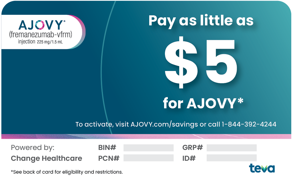 Download Savings Offer for AJOVY